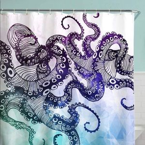 Shower curtain- used for a few months.